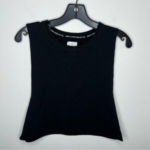 Aerie Offline Black Muscle Tank Size Small